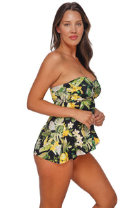 Sunsets Escape Night Bloom Molly Bandeau Tankini Top