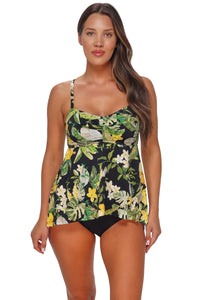 Sunsets Escape Night Bloom Molly Bandeau Tankini Top