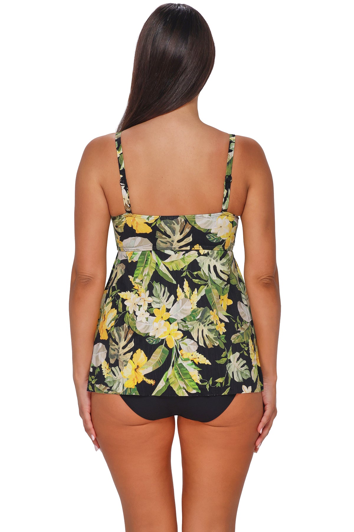Sunsets Escape Night Bloom Molly Bandeau Tankini Top