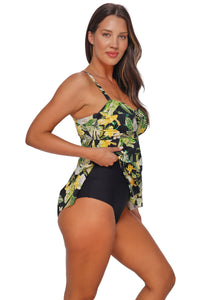 Sunsets Escape Night Bloom Molly Bandeau Tankini Top