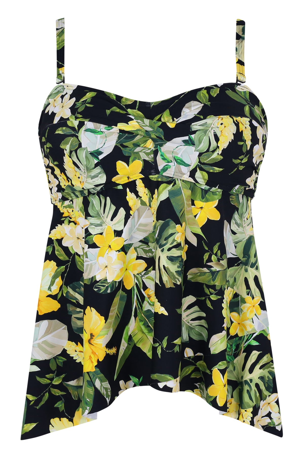 Sunsets Escape Night Bloom Molly Bandeau Tankini Top