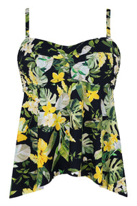 Sunsets Escape Night Bloom Molly Bandeau Tankini Top