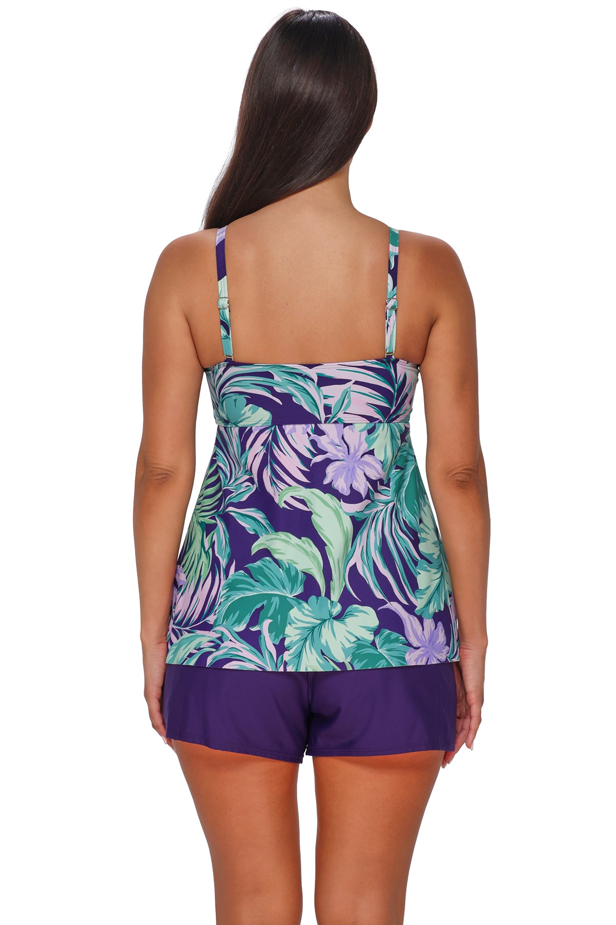 Sunsets Escape Palm Shade Molly Bandeau Tankini Top