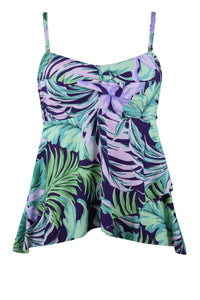 Sunsets Escape Palm Shade Molly Bandeau Tankini Top