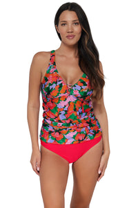 Sunsets Escape Hummingbird Cove Emerson Tankini Top 6 / HUMMI / 948T