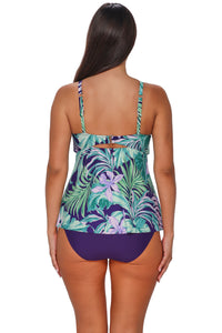 Sunsets Escape Palm Shade Tori Tankini Top