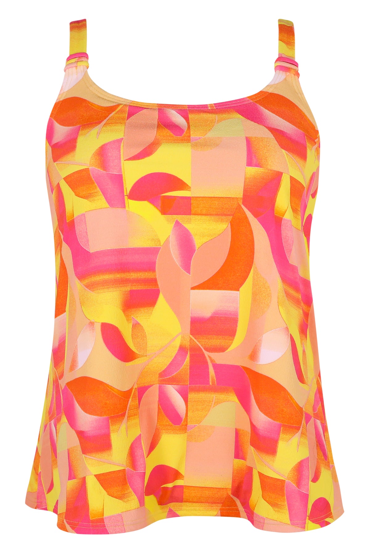 Dreamsicle Crepe Jenna Tankini: Swim Top with Pockets 🩷 Inclusive