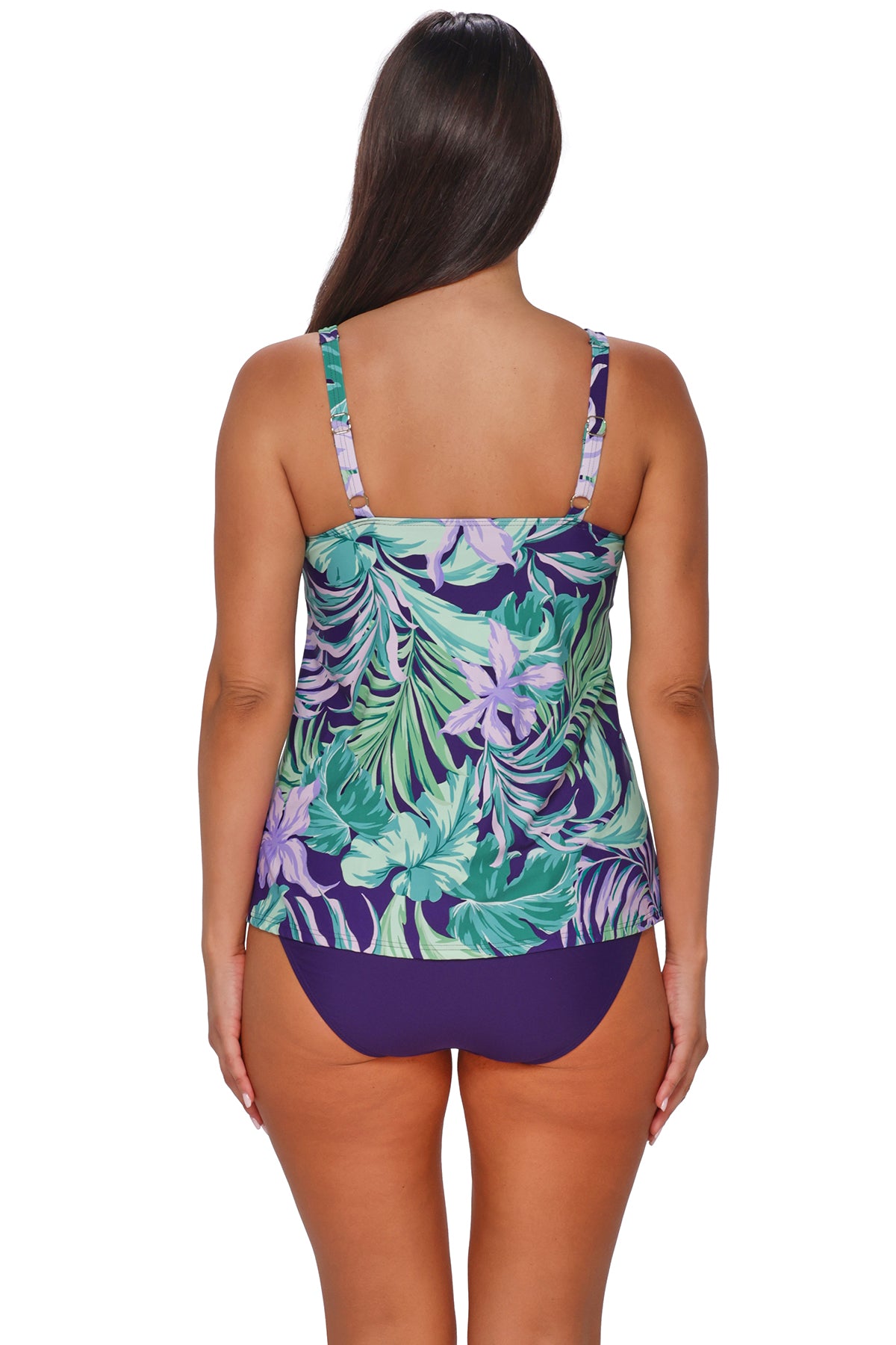 Sunsets Escape Palm Shade Jenna Tankini Top