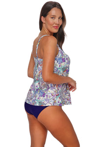 Sunsets Escape Tide Pool Twist Jenna Tankini Top