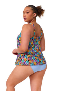 Sunsets Escape Trellis Blooms Jenna Tankini Top