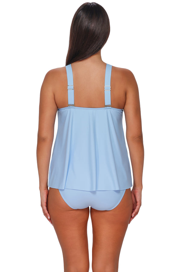 Sunsets Escape Blue Whisper Sadie Tankini Top
