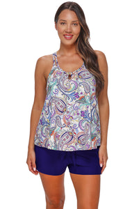 Sunsets Escape Tide Pool Twist Sadie Tankini Top