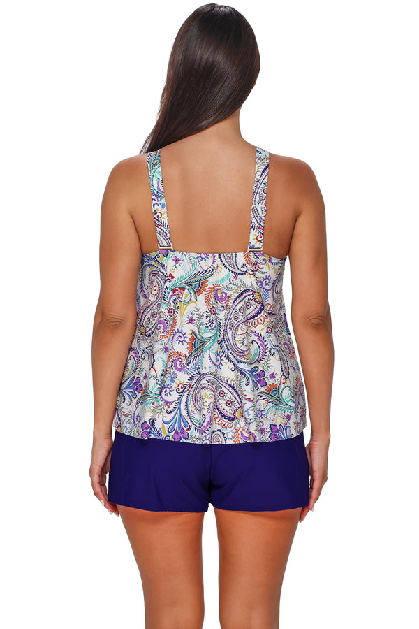 Sunsets Escape Tide Pool Twist Sadie Tankini Top