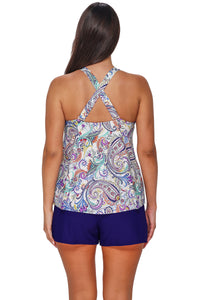 Sunsets Escape Tide Pool Twist Sadie Tankini Top