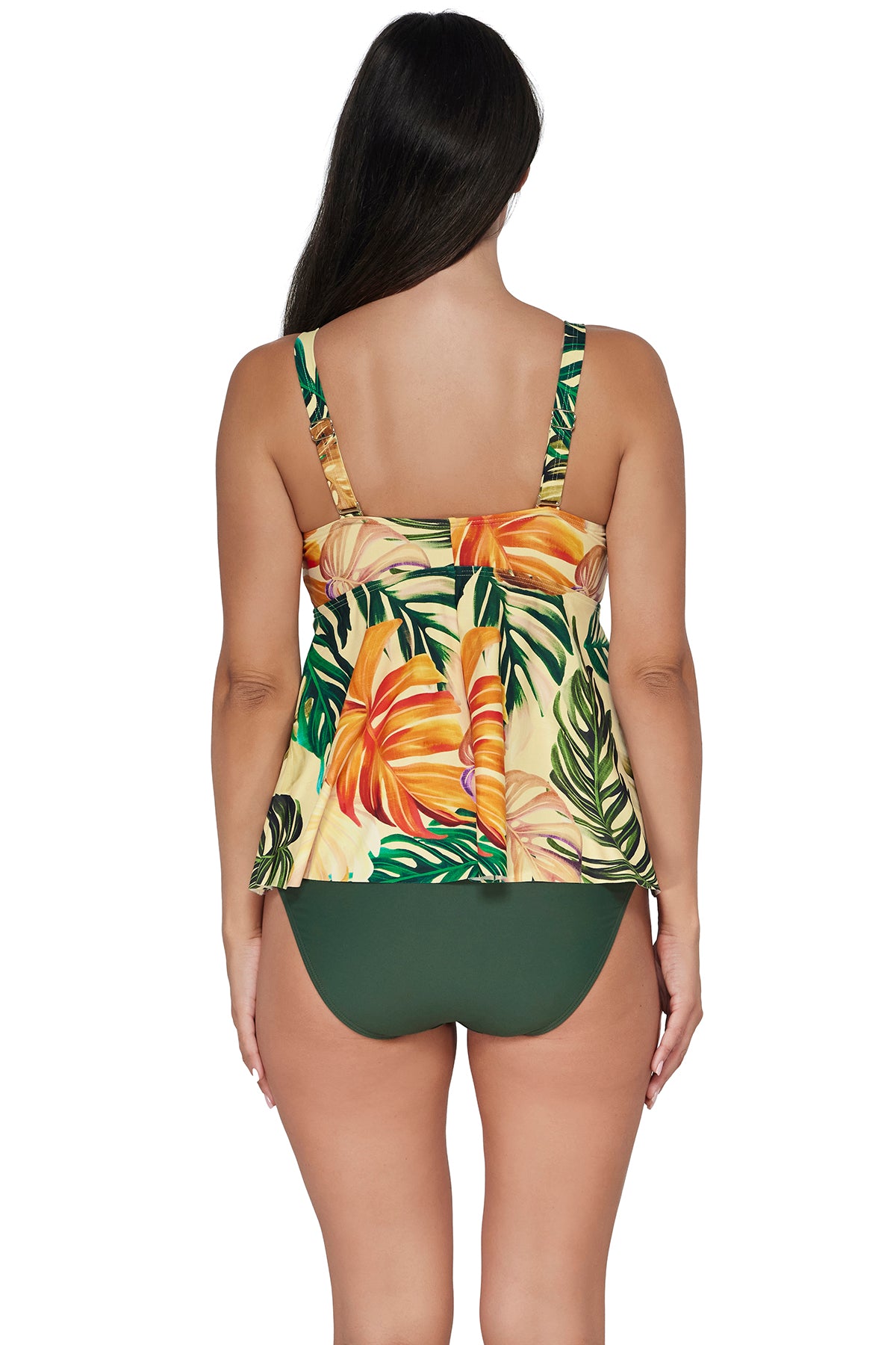 Sunsets Escape Amber Oasis Marin Tankini Top 6 / AMBER / 970T