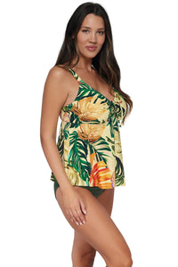 Sunsets Escape Amber Oasis Marin Tankini Top 6 / AMBER / 970T