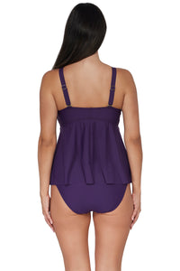 Sunsets Escape Paradise Plum Marin Tankini Top 6 / PARAD / 970T