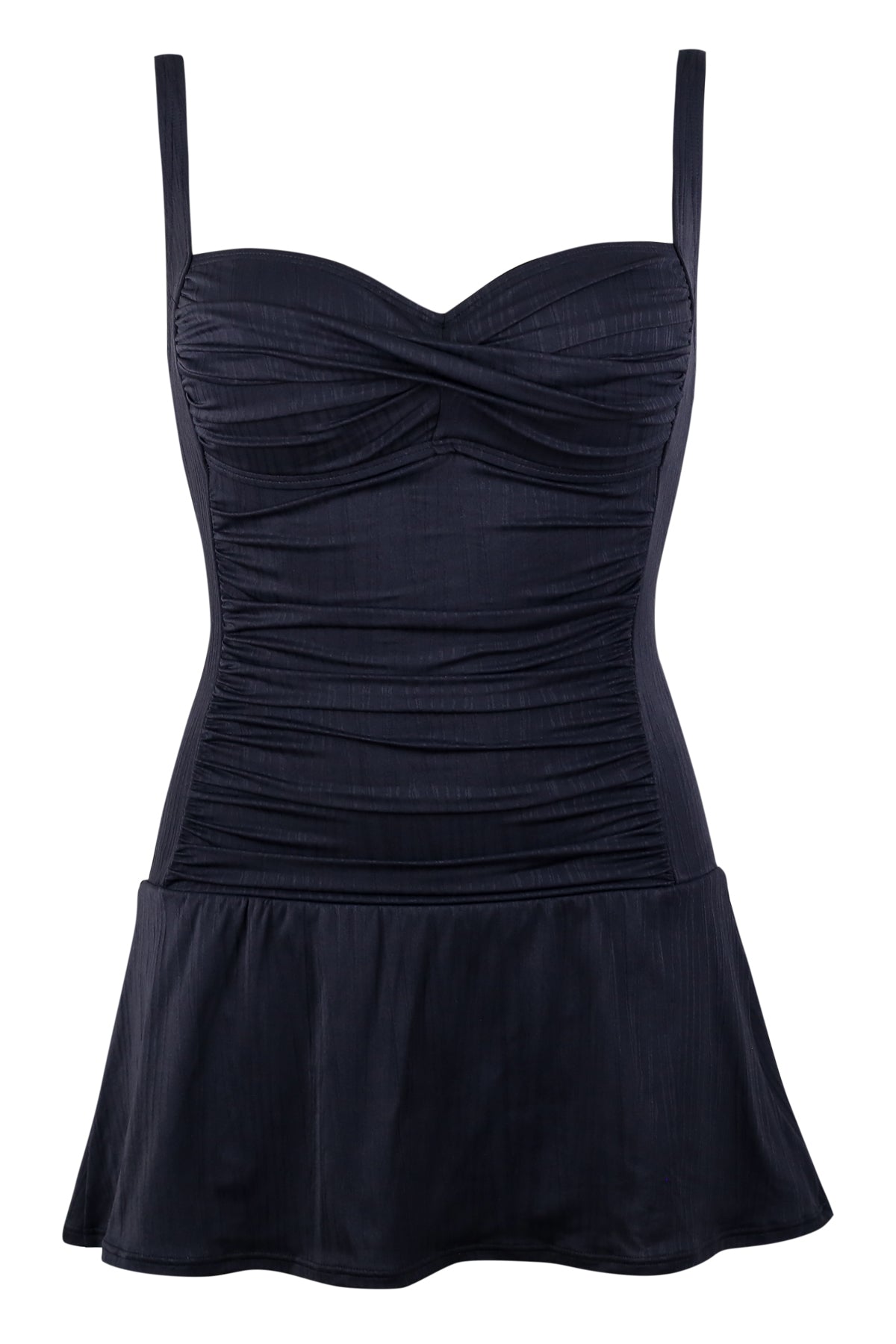 Sunsets Escape Black Seagrass Texture Sienna Swim Dress