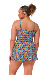 Sunsets Escape Trellis Blooms Sienna Swim Dress