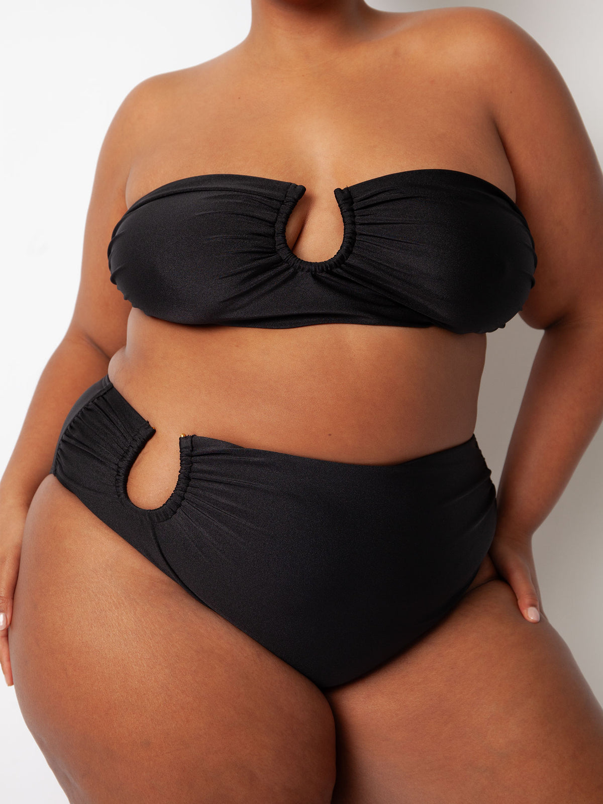 Villa Fresca Black Sofia Bikini Bottom