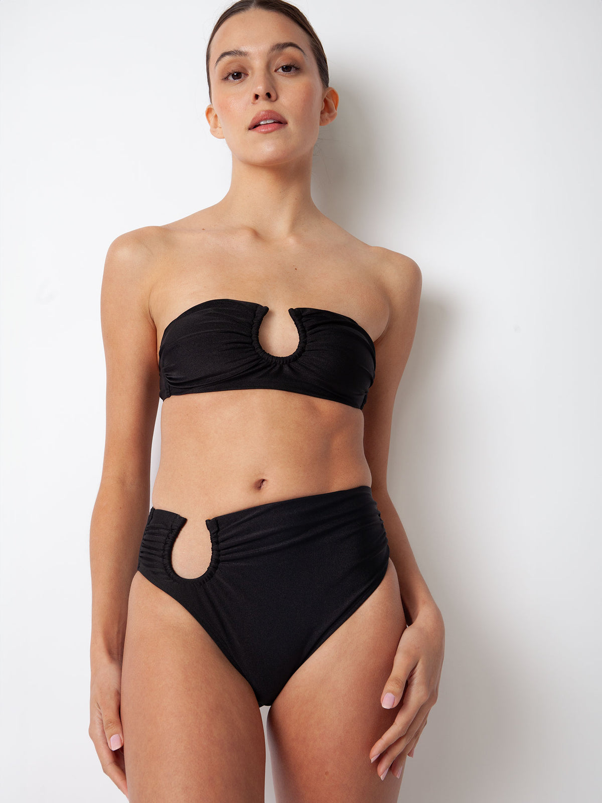 Villa Fresca Black Sofia Bikini Bottom