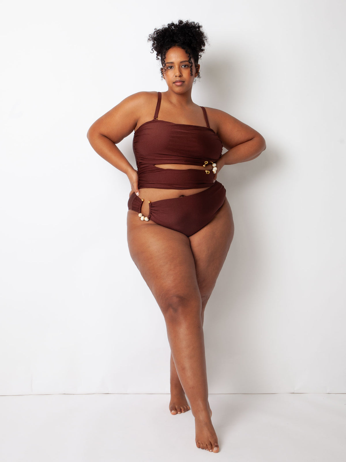 Villa Fresca Chocolate Amara Bikini Bottom