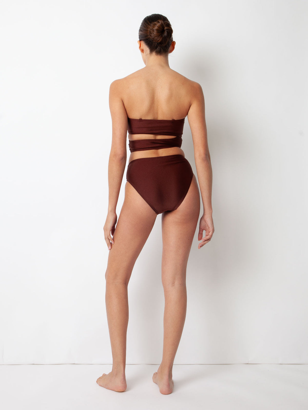 Villa Fresca Chocolate Amara Bikini Top