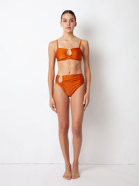 Villa Fresca Copper Sofia Bikini Bottom