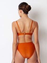 Villa Fresca Copper Sofia Bikini Top