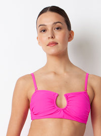 Villa Fresca Hibiscus Sofia Bikini Top