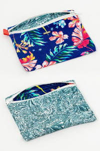 FREE Sunsets Assorted Colors Reversible Cotton Zipper Pouch