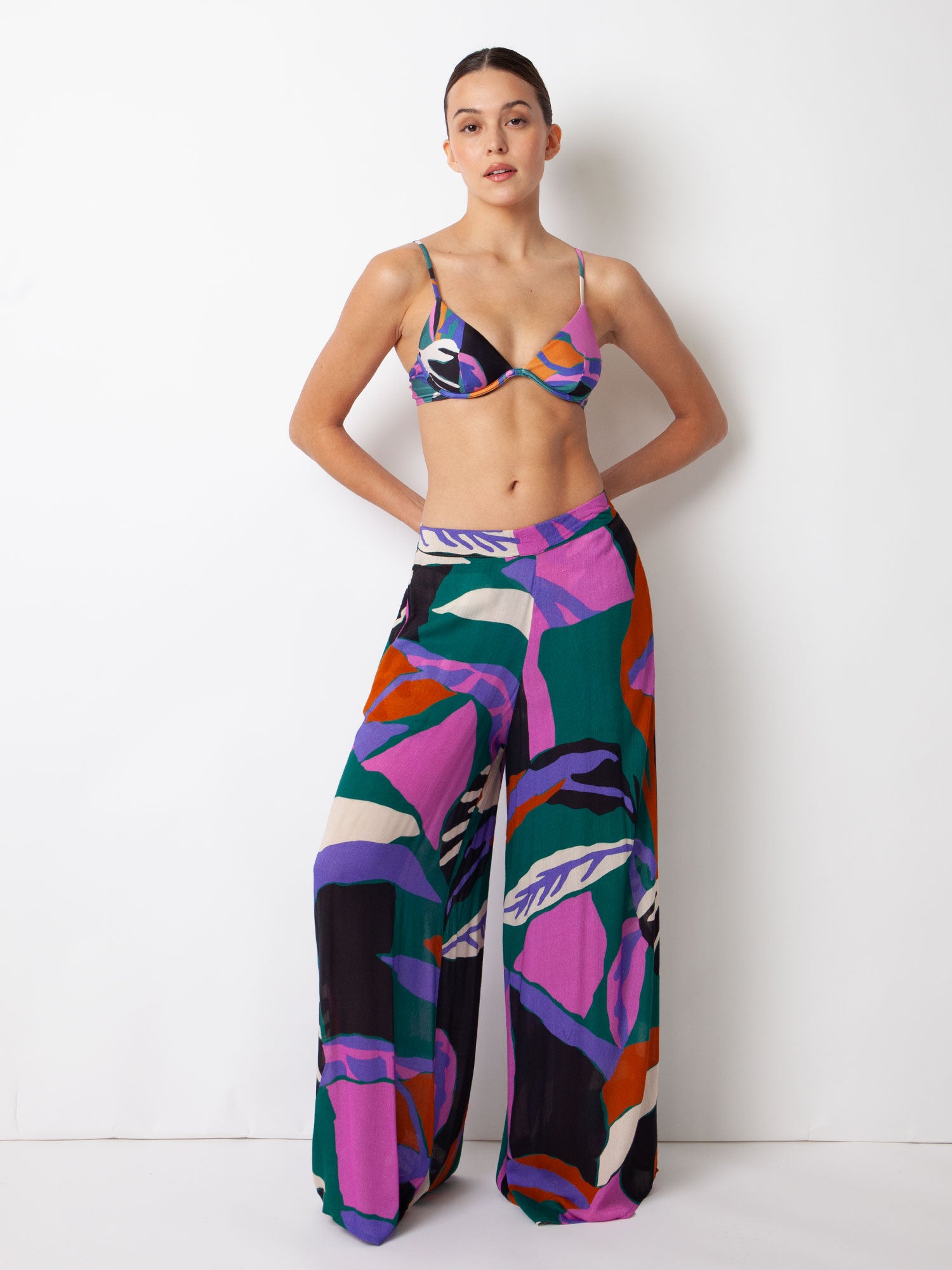 Lush Serena Pant - Flowy Resort Wear | Villa Fresca – Sunsets Inc.