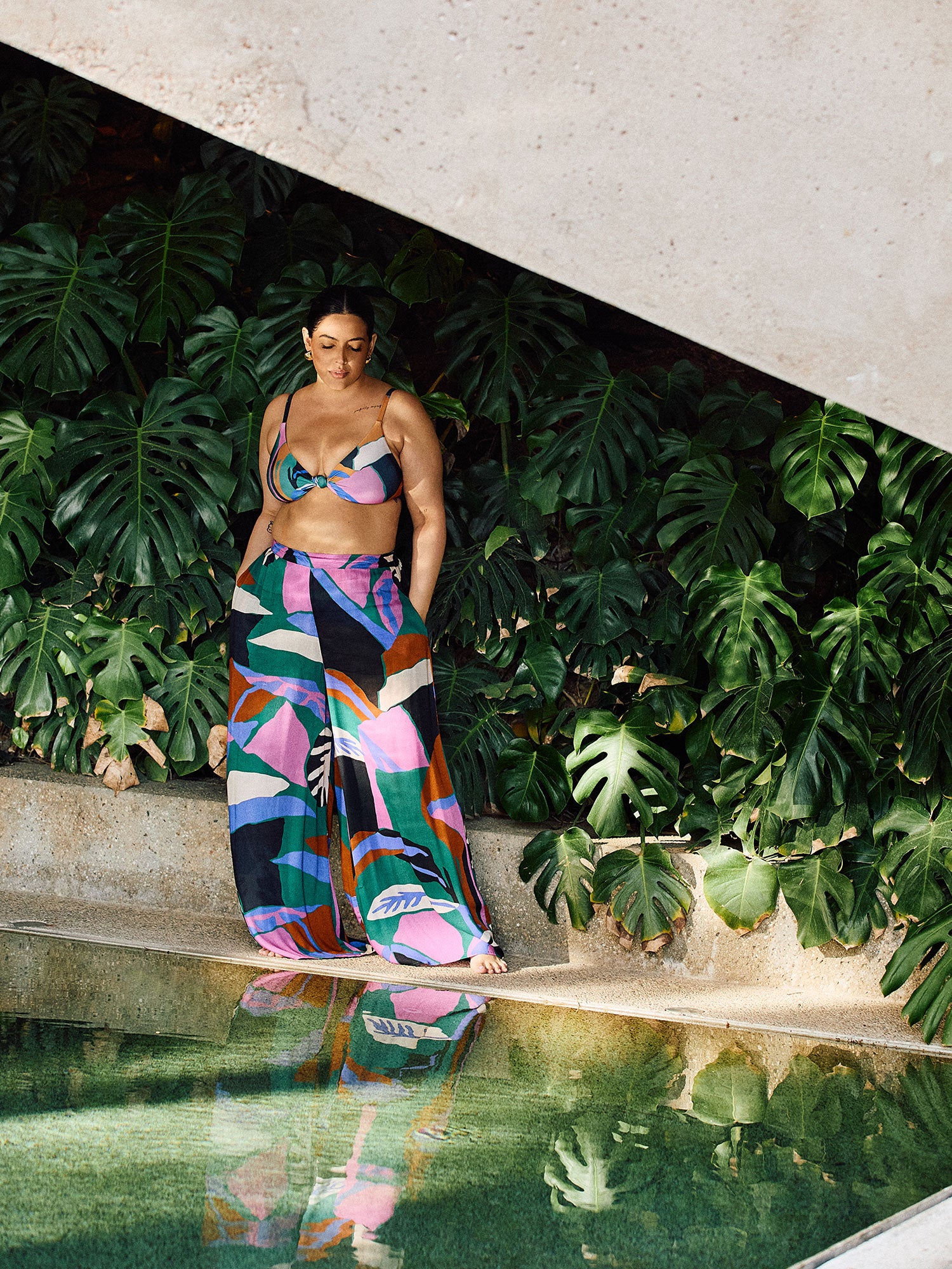 Lush Serena Pant - Flowy Resort Wear | Villa Fresca – Sunsets Inc.