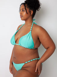 Villa Fresca Mint Sole Bikini Bottom