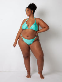 Villa Fresca Mint Sole Bikini Top