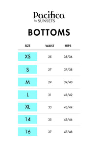 Pacifica Blueberry Astrid High Waist Bottom with Trim