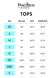Pacifica Hydrangea Indie Bralette Top