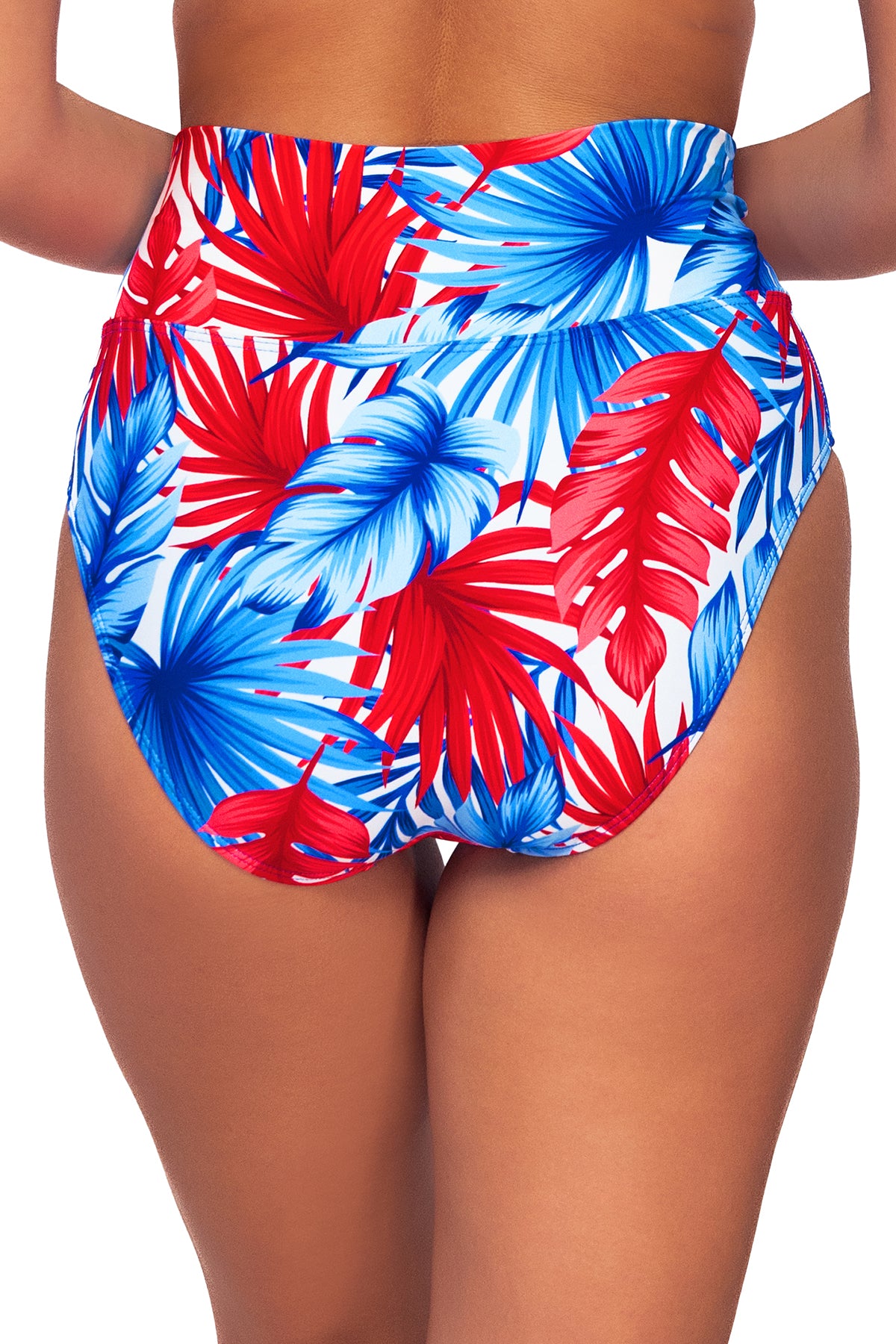 Charger l&amp;#39;image dans la galerie, Back view of the Sunsets American Dream Hannah High Waist bikini bottom

