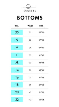 Sunsets Kumquat Sandbar Rib Sporty Swim Skirt Bottom