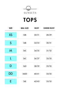 Sunsets White Lily Simone Tankini Top