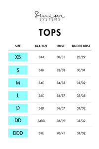 Swim Systems Black Bonnie Top