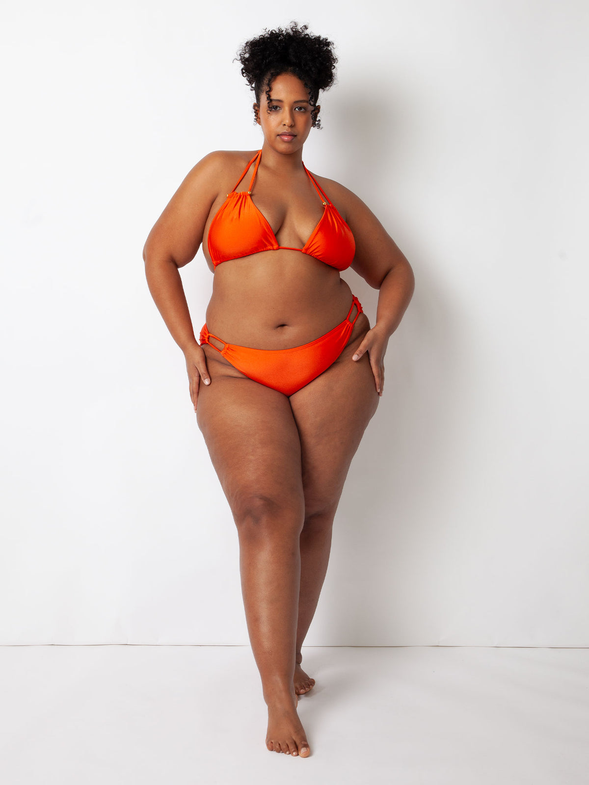 Villa Fresca Tangerine Bianca Bikini Bottom