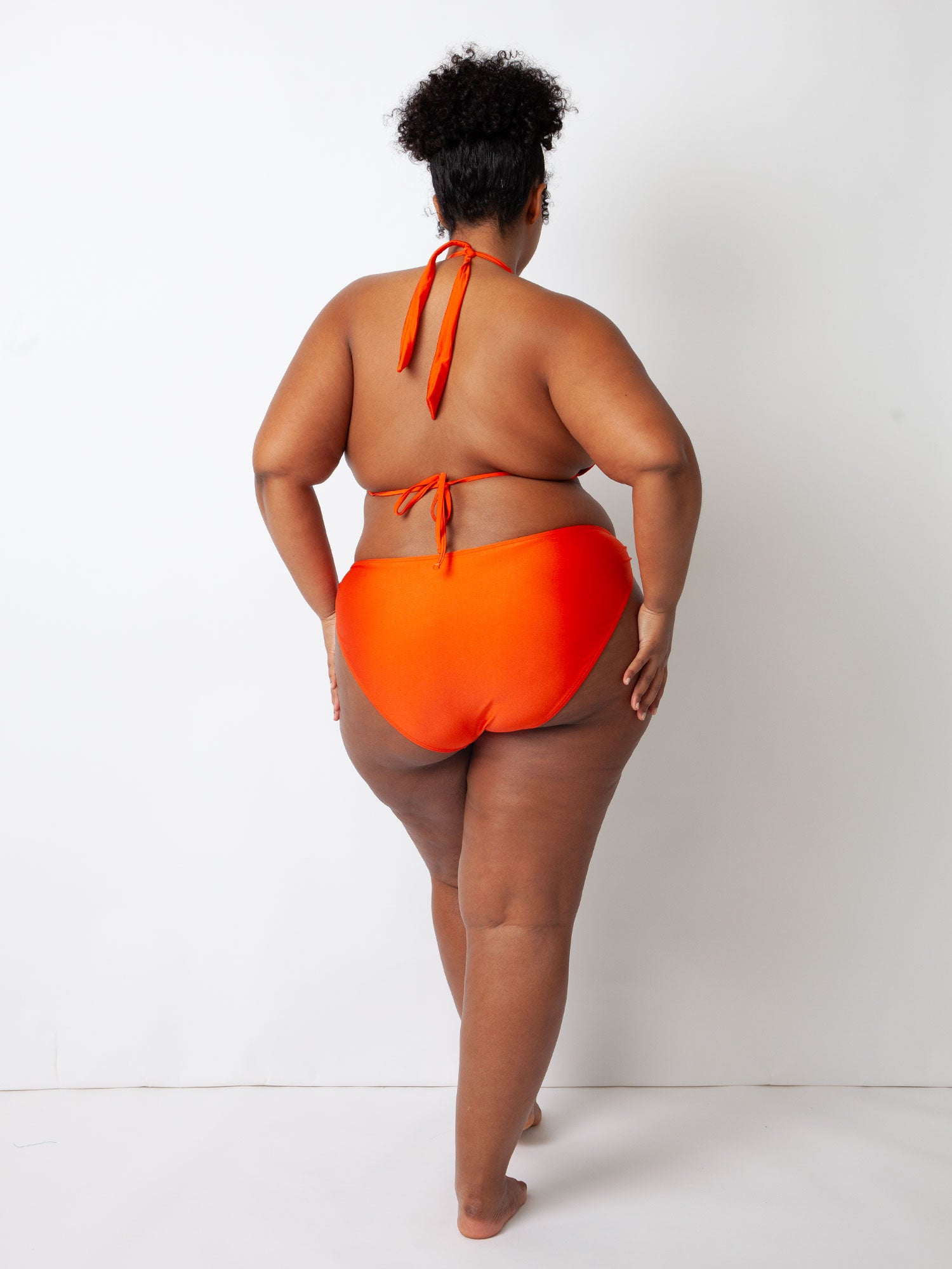 Tangerine Bianca Bottom - Chic Keyhole Bikini | Villa Fresca