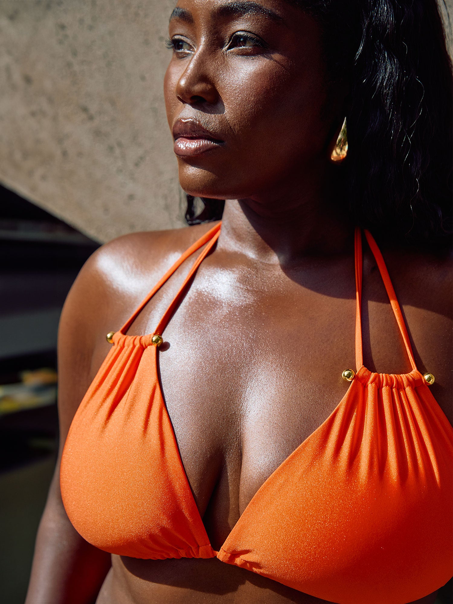 Tangerine Bianca Top - Double-Strap Bikini | Villa Fresca