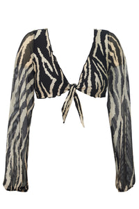 Villa Fresca Zebra Scarlett Bikini Top