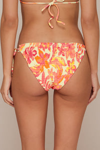 Swim Systems Island Coral Crinkle Rib Kali Tie Side Bottom