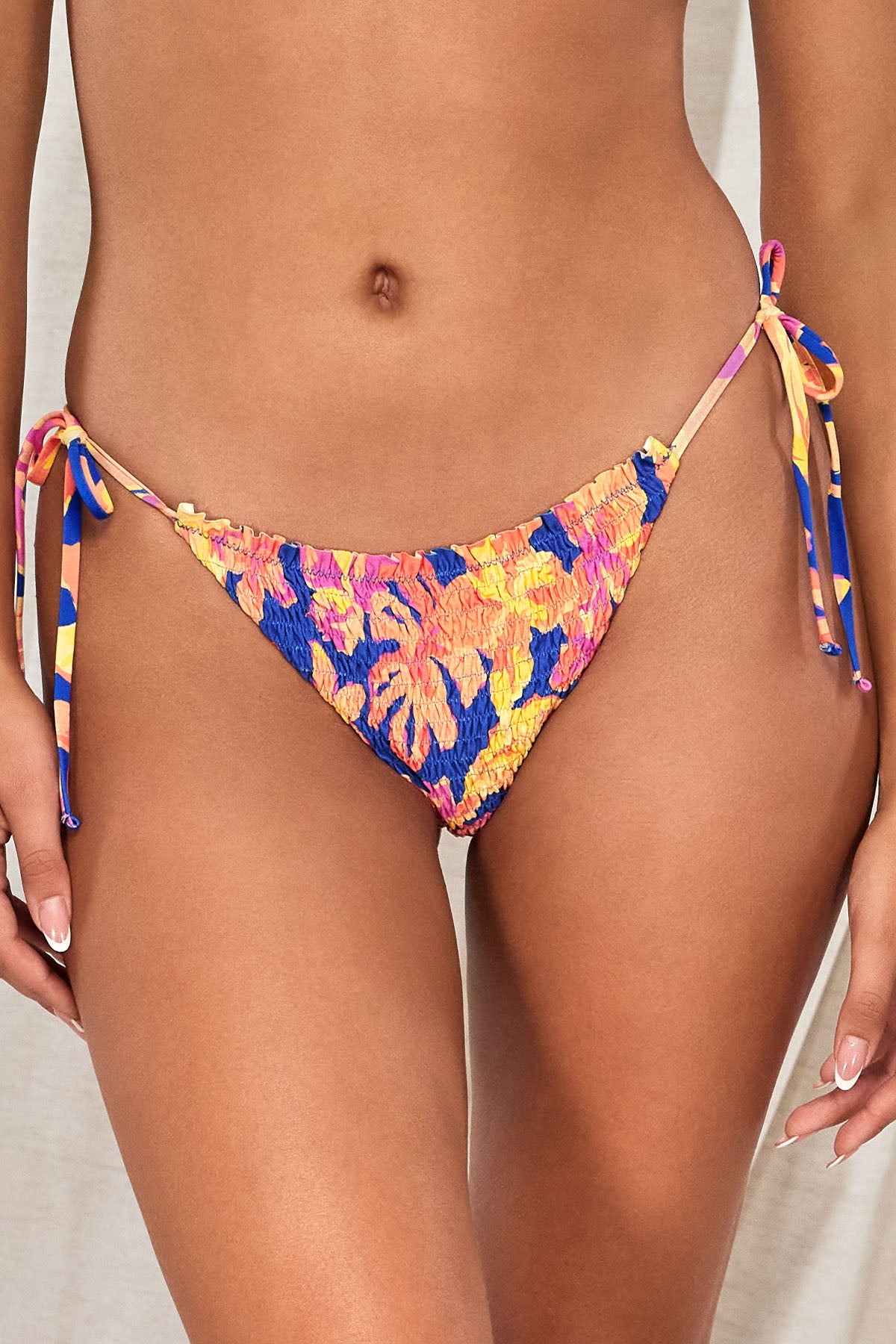 Swim Systems Royal Tropics Kali Tie Side Bottom XS / ROYAL / B307