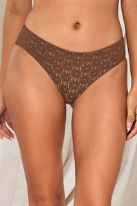 Swim Systems Cocoa Daisy Eyelet Hazel Hipster Bottom XS / COCOA / B310