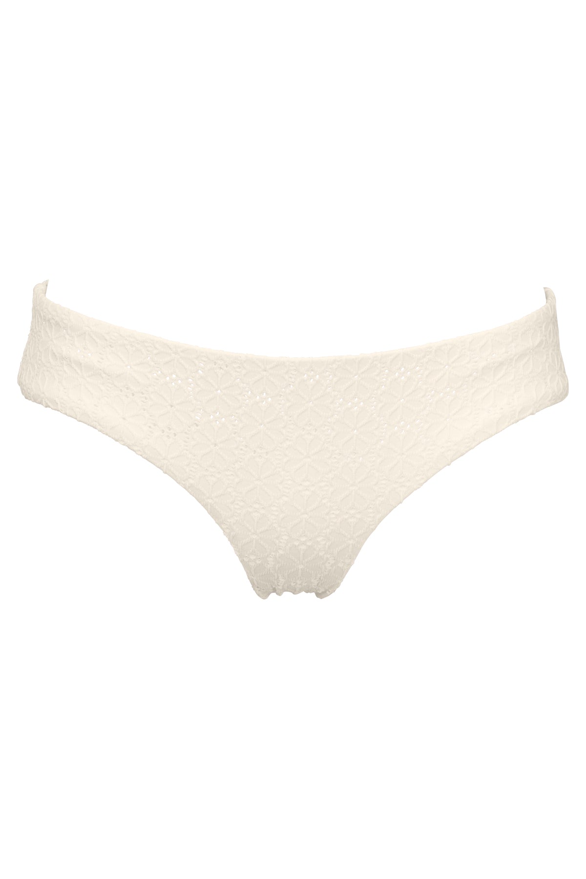 Swim Systems Cream Daisy Eyelet Hazel Hipster Bottom