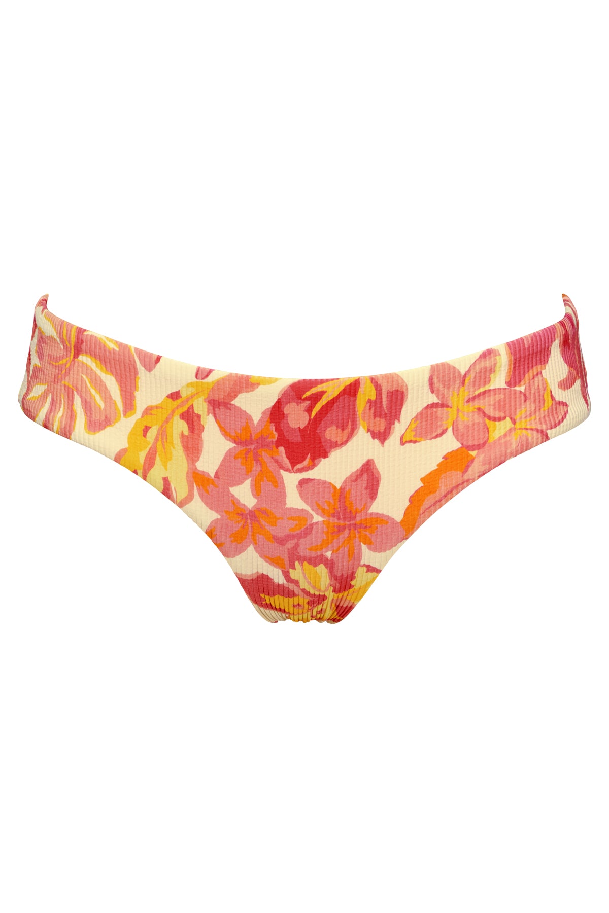 Swim Systems Island Coral Crinkle Rib Hazel Hipster Bottom